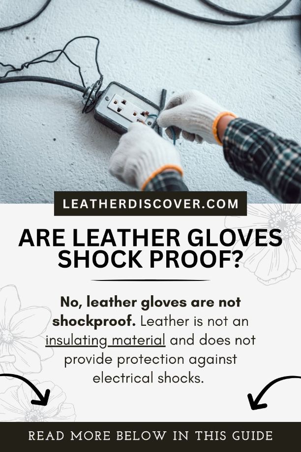 are leather gloves shock proof - an infographic 