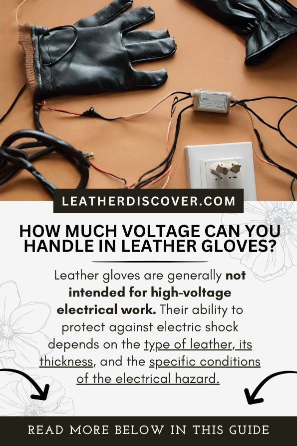 how much voltage can you handle in leather gloves - an infographic 