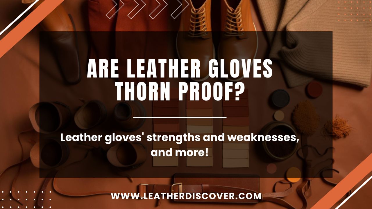 Are Leather Gloves Thorn Proof