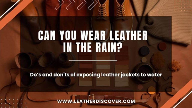 Can You Wear Leather in the Rain an Infographic