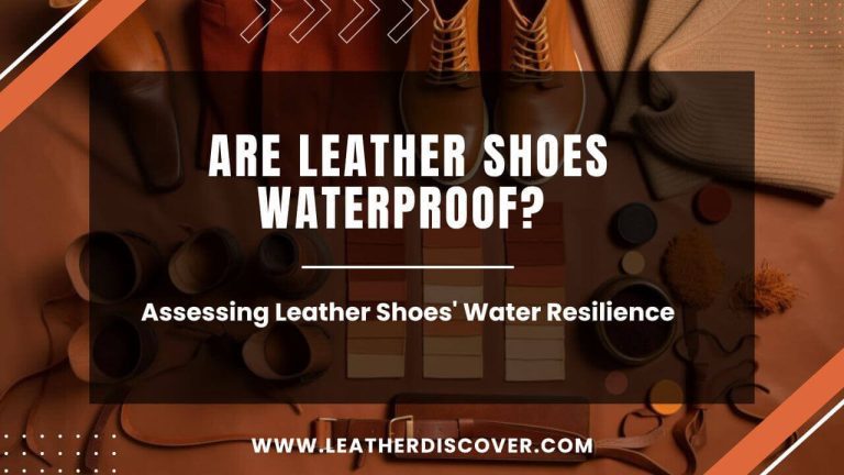 Are Leather Shoes Waterproof an Infographic