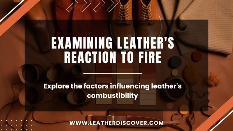 Does Leather Burn Infographic