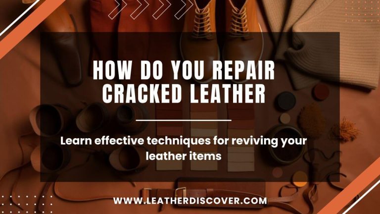 How Do You Repair Cracked Leather? an Infographic