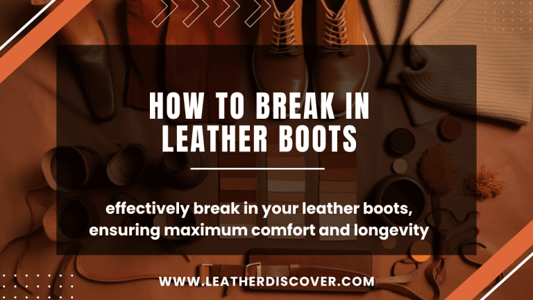 How to Break in Leather Boots