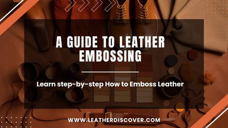 How to Emboss Leather? - an Infographic