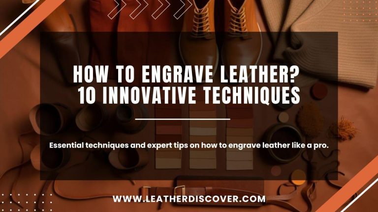 How to Engrave Leather? an Infographic