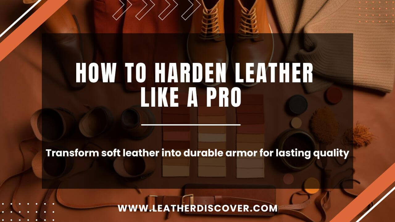 How to Harden Leather? an Infographic