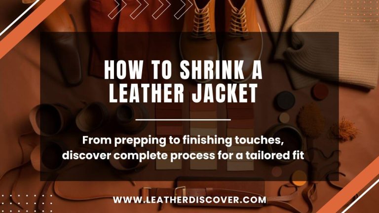 How to Shrink a Leather Jacket? an Infographic