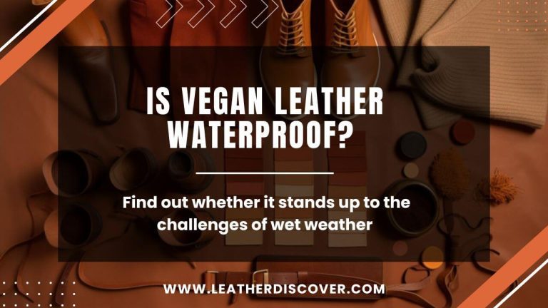 Is Vegan Leather Waterproof an Infographic