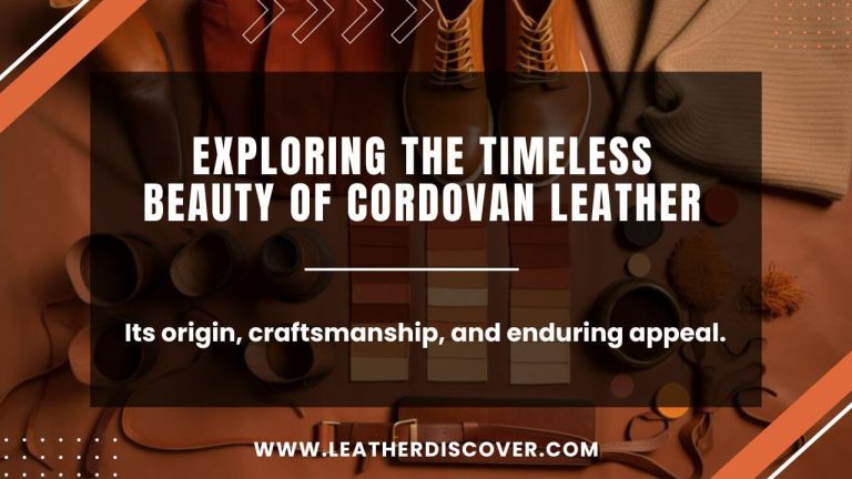 What Is Cordovan Leather an Infographic