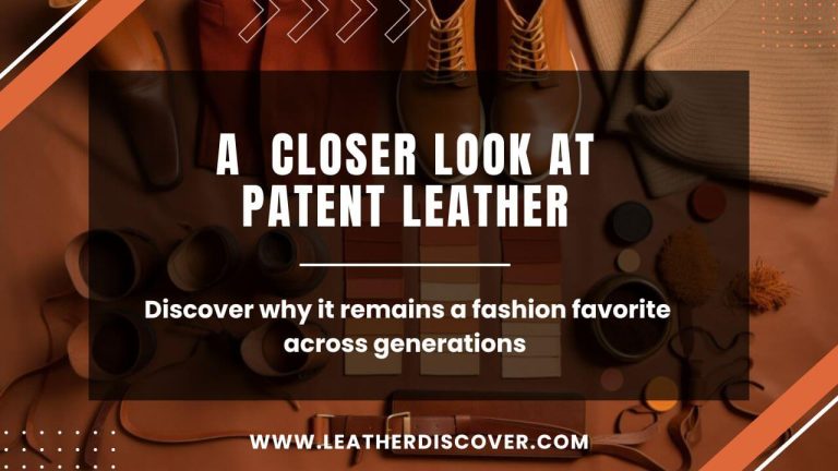 What Is Patent Leather? an infographic