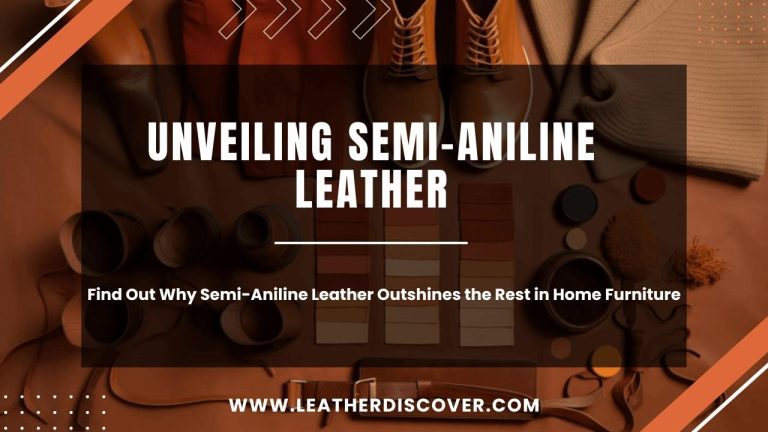 What Is Semi-aniline Leather an Infographic