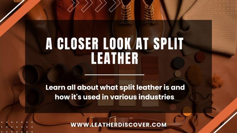 What Is Split Leather an Infographic