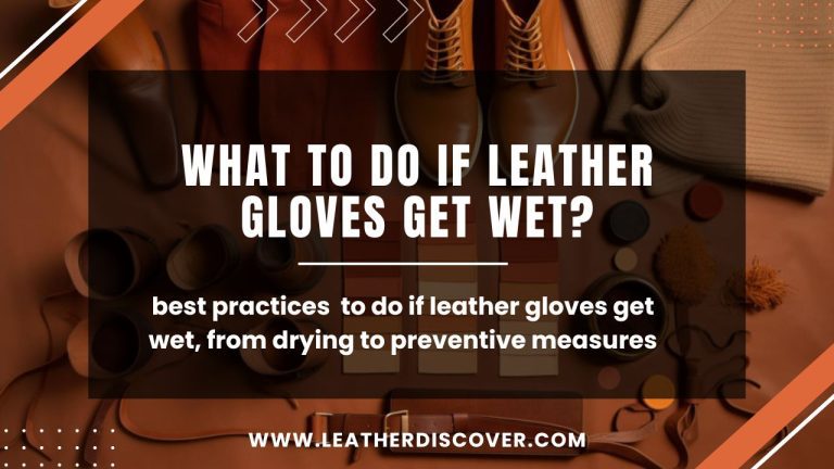 What to Do if Leather Gloves Get Wet