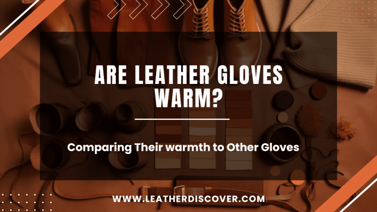 are leather gloves warm