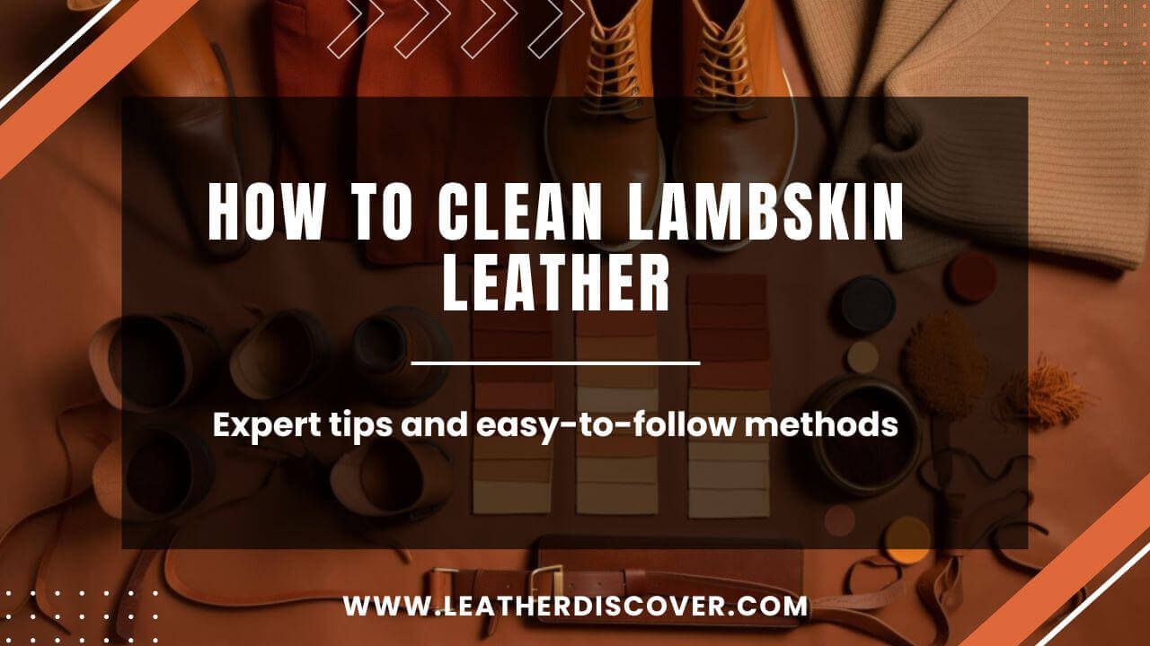 How to Clean Lambskin Leather? an Infographic