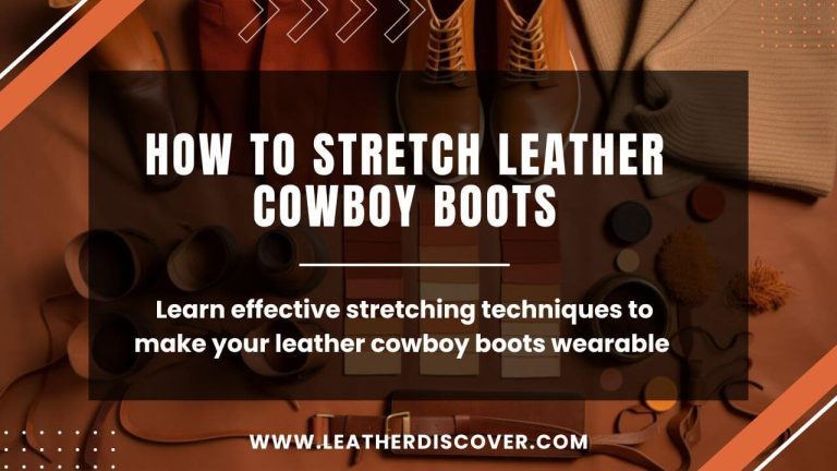 How to Stretch Leather Cowboy Boots? an Infographic