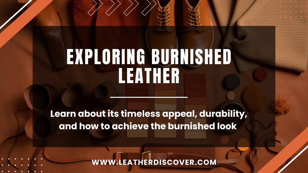 What Is Burnished Leather? an Infographic