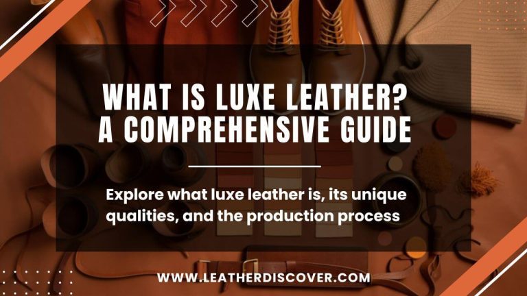 What Is Luxe Leather? an Infographic