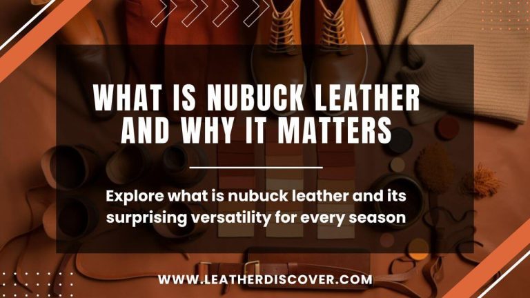 What Is Nubuck Leather? an Infographic